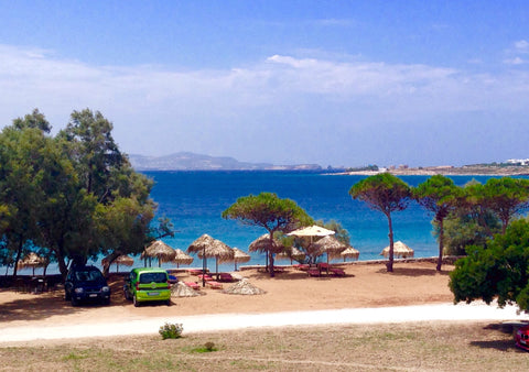 Beach apartment sleeps 4-5, ideal for families! Directly on Krios beach, facing  Krotiri, Greece *BEACHFRONT* FAMILY APARTMENT* 2-4 Entire rental unit vacation rental 4821070