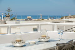 There is an excellent panoramic view of the sea , the port , the old castle and  Greece Naxos Center Houses - Sea View and big balcony Entire rental unit vacation rental 14308697
