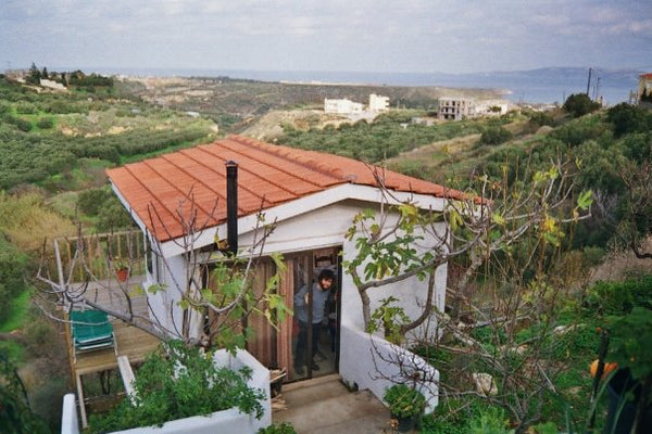 A small quaint chalet completely on it's own overlooking olive groves and the Me Iraklion, Greece Sea View Studio Chalet by beaches and city center Entire home vacation rental 280889