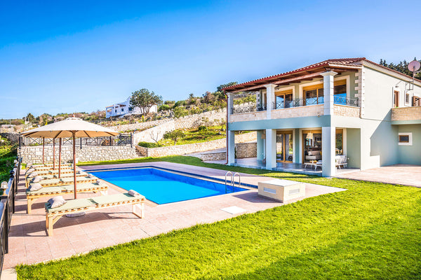 Erato villa is a luxury villa located in Gavalochori village, in a lovely area w Chania, Greece Luxury Seaview Villa: Private Pool, Gavalochori Entire villa vacation rental 23799195