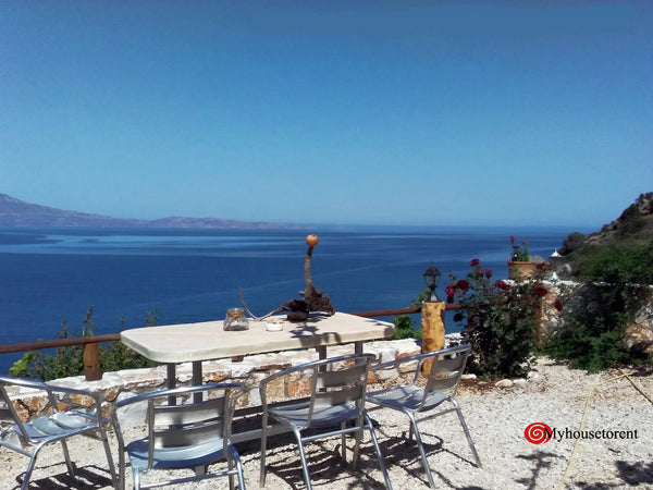 The 2 apartments,  are  just above the sea  with a  private entrance, and  each  Chania, Greece 2 apartments over the sea  - Private place to swim Entire home vacation rental 19944383