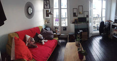 Studio tout confort, meublé avec 2 balcons. Une magnifique vue quartier canal Sa Paris, France Studio meublé Entire rental unit vacation rental 9289378