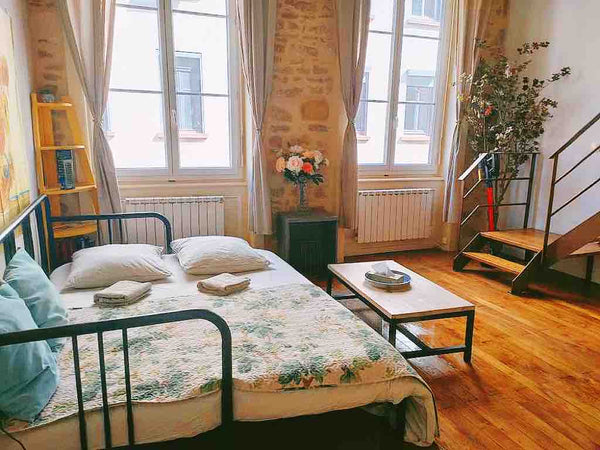 Appartement “canuts ” vous charmera par son côté cosy et son emplacement. Il se  Lyon, France Lyon centre Croix-Rousse Cozy Calme à 4 personnes Entire rental unit vacation rental 48285224