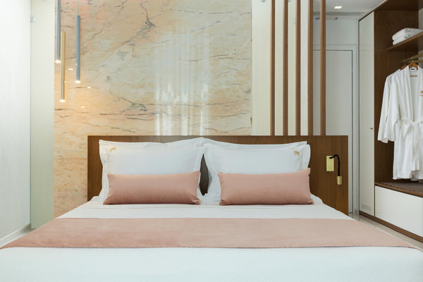 The Rose Quartz suite consists of a king size bed and an armchair bed that can a Chania, Greece Rose Quartz Suite - Mirabile Luxury Suites Room in boutique hotel vacation rental 44719919