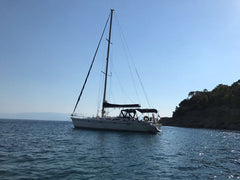 Located in the charming island Aigina (1 hour 30 min from Athens).Availlable fro Athens, Attica, Greece Sail boat jeanneau, San Magic 44 Private room in boat vacation rental 1980894