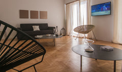 Apartment B1 is a second floor apartment with beautiful tree filled views of Kal Athens, Greece ABA - GRAND APARTMENT Entire rental unit vacation rental 12525342