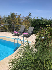 Ready for a modern private villa holiday?  Villa Victoria is ideally located to  Kokkino Chorio, Greece Villa with large pool, amazing views & free WI-FI! Entire home vacation rental 49585132